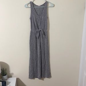 Caution to the Wind | Black and White Jumpsuit | Size Small